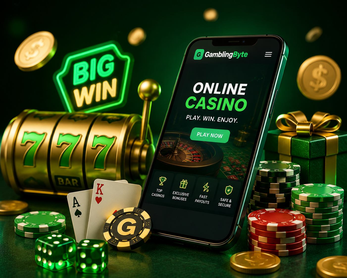 GamblingByte — compare online casinos, bonuses and payouts