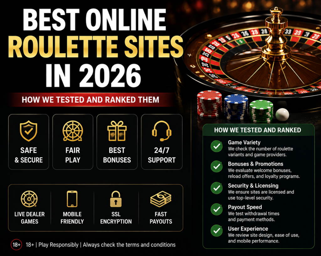 Best Online Roulette Sites in 2026
